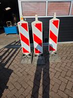 Weg afzetting geleide baak rood wit, Ophalen, Gebruikt