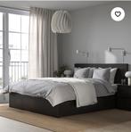Prachtig Ikea Malm bed ,lattenbodems, goed matras 160x200cm, Huis en Inrichting, Slaapkamer | Complete slaapkamers, Ophalen, Zo goed als nieuw