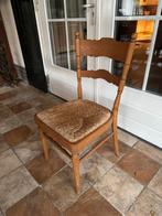 12 Stoelen met rieten zitting, Huis en Inrichting, Stoelen, Ophalen, Gebruikt, Bruin, Vijf, Zes of meer stoelen