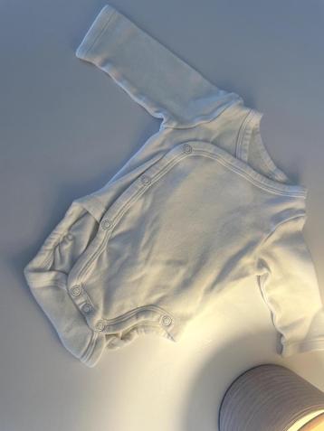 3 Witte Romper  – Maat 50 – 100% Organic Cotton  beschikbaar voor biedingen
