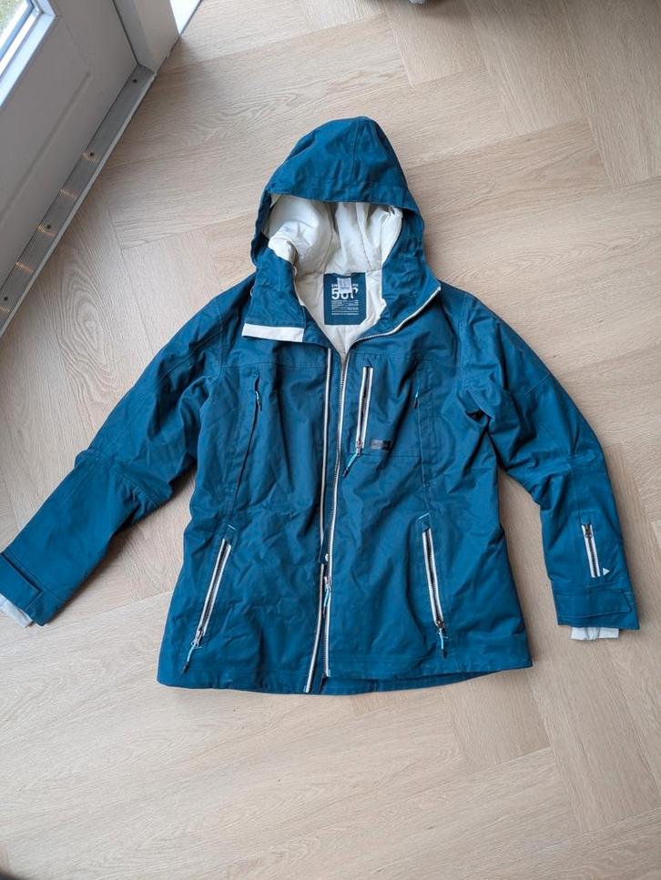 Snowboard jas - Decathlon - Maat XL, Kleding | Dames, Wintersportkleding, Zo goed als nieuw, Jack, Maat 46/48 (XL) of groter, Ophalen