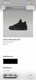 Jordan 4 maat 31, Kinderen en Baby's, Kinderkleding | Schoenen en Sokken, Ophalen of Verzenden