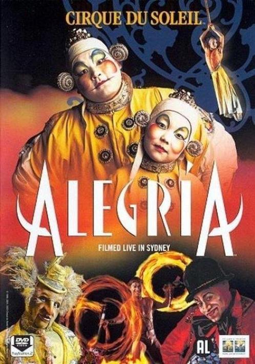 Allegria - Cirque Du Soleil (DVD) Nieuw & Seal, Cd's en Dvd's, Dvd's | Actie, Nieuw in verpakking, Actiekomedie, Alle leeftijden