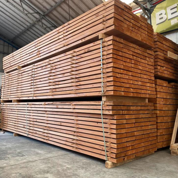 Partij douglas balken / gordingen 45x190mm, 3000 en 4000mm, Tuin en Terras, Palen, Balken en Planken, Zo goed als nieuw, Balken
