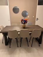 Kwalitatieve Eettafel en salontafel eikenhout van HACO, Huis en Inrichting, Tafels | Eettafels, Ophalen, Gebruikt, 100 tot 150 cm