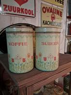 Koffie en suiker blik, Verzamelen, Blikken, Ophalen of Verzenden, Gebruikt, Koffie