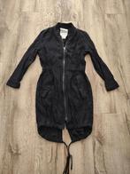 Stoere zwarte jurk met rits van Airdate Amsterdam, maat XS., Ophalen of Verzenden, Onb, Maat 34 (XS) of kleiner, Boven de knie