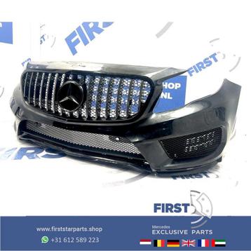 W156 GLA AMG BUMPER X156 VOORBUMPER ZWART WIT GRIJS PRE FACE beschikbaar voor biedingen