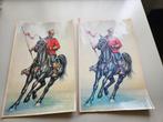 Litho poster royal canadian mountain police 1960s, Antiek en Kunst, Ophalen