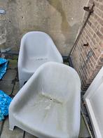 Grijze Tuinstoelen - Skarpo, Tuin en Terras, Ophalen, Gebruikt, Kunststof