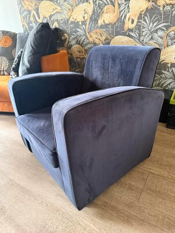 Zwarte Stoffen Fauteuil beschikbaar voor biedingen