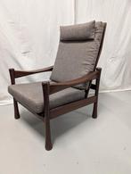 Unieke vintage mid-century design fauteuil - 60s, Ophalen, Gebruikt, Hout, Midcentury Modern Dutch/Danish Design