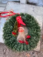 Vintage kerst kransje, Diversen, Kerst, Ophalen of Verzenden, Gebruikt