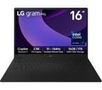 LG gram Pro 16" Intel Ultra 7 - 1TB SSD - Zwart, Computers en Software, Windows Laptops, Ophalen, Met videokaart, Qwerty, Nieuw