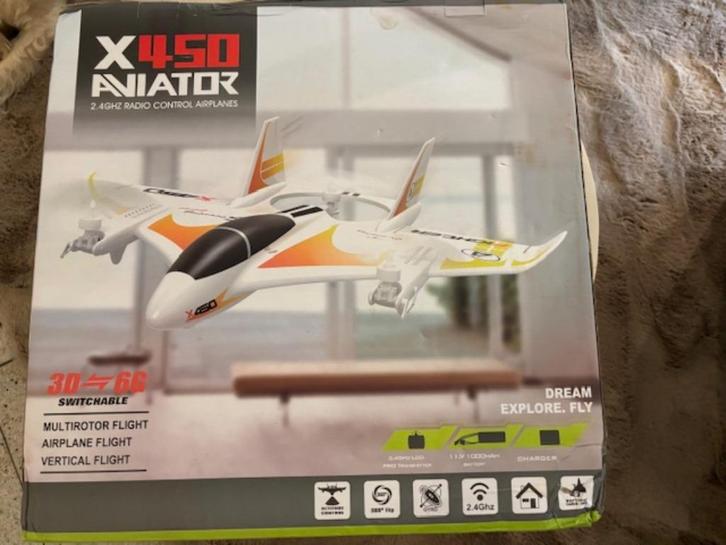 Verticaal opstijgend zweefvliegtuig Coolsky x450 nieuw, Hobby en Vrije tijd, Modelbouw | Radiografisch | Vliegtuigen, Nieuw, Ophalen of Verzenden