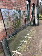 Gratis dubbel (veiligheids)glas platen tot 3,5m, Ophalen, Gebruikt, 160 cm of meer, Glasplaat