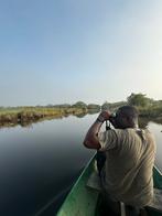 Gevraagd: oude degelijke verrekijkers voor parkrangers Ghana, Gebruikt, Ophalen of Verzenden, 8 tot 12x, Dakkant (recht)