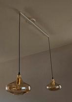Dimbare hanglampen, Huis en Inrichting, Lampen | Hanglampen, Ophalen, Zo goed als nieuw, Glas, 75 cm of meer
