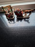 Kerstfiguren arreslee en kraam van steen, Diversen, Kerst, Ophalen of Verzenden