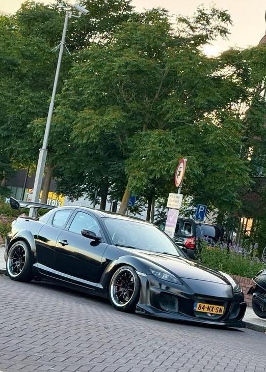 Mazda RX-8 1.3 I 141KW Renesis 2004 Zwart, Auto's, Mazda, RX-8, Benzine, G, Coupé, Handgeschakeld, Origineel Nederlands, Zwart