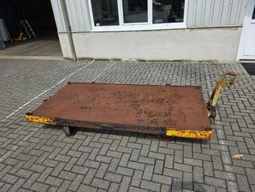 Zwaarlast kar trailer platte wagen beschikbaar voor biedingen