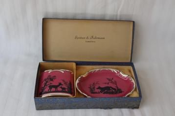 Antiek Jaeger & Co US zone zilver overlay setje 1946-1949 beschikbaar voor biedingen