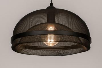 hanglamp zwart industrieel vintage gaas interieur tafel lamp beschikbaar voor biedingen