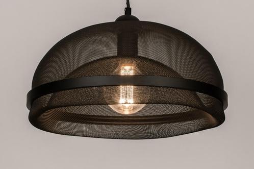 hanglamp zwart industrieel vintage gaas interieur tafel lamp, Huis en Inrichting, Lampen | Hanglampen, Nieuw, Minder dan 50 cm