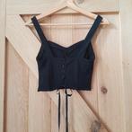 Bershka crop top, zwart, maat S (36), Kleding | Dames, Tops, Zwart, Nieuw, Ophalen of Verzenden, Maat 36 (S)
