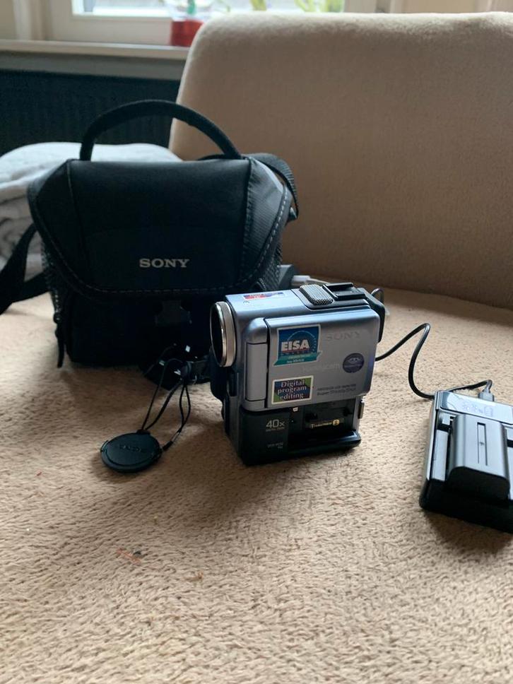 Sony DCR PC5E handycam videocamera, Audio, Tv en Foto, Videocamera's Digitaal, Zo goed als nieuw, Camera, Mini dv, Sony, 20x of meer
