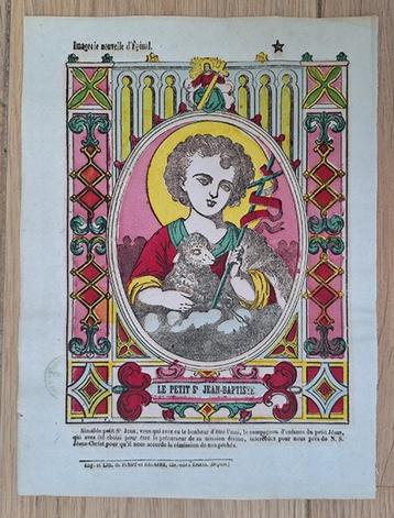 centsprent kinderprent EPINAL - le petit St Jean Baptiste beschikbaar voor biedingen