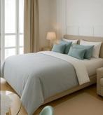 100% linnen dekbedovertrek 240x220 Soft Green/grey, Huis en Inrichting, Slaapkamer | Beddengoed, Dekbedovertrek, Ophalen of Verzenden