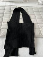 CORA KEMPERMAN VESTJE TRICOT RIBBEL ZWART, Ophalen of Verzenden, Zo goed als nieuw, Maat 38/40 (M), Zwart