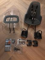 Bobike One Mini fietsstoeltje + windscherm + 2 montageblokke, Ophalen, Bobike, Gebruikt, Voetsteuntjes