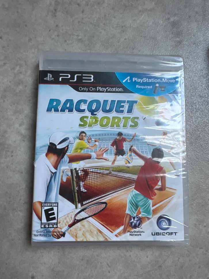 Racquet Sports PS3 - Nieuw in Verpakking!, Spelcomputers en Games, Games | Sony PlayStation 3, Nieuw, Sport, 3 spelers of meer