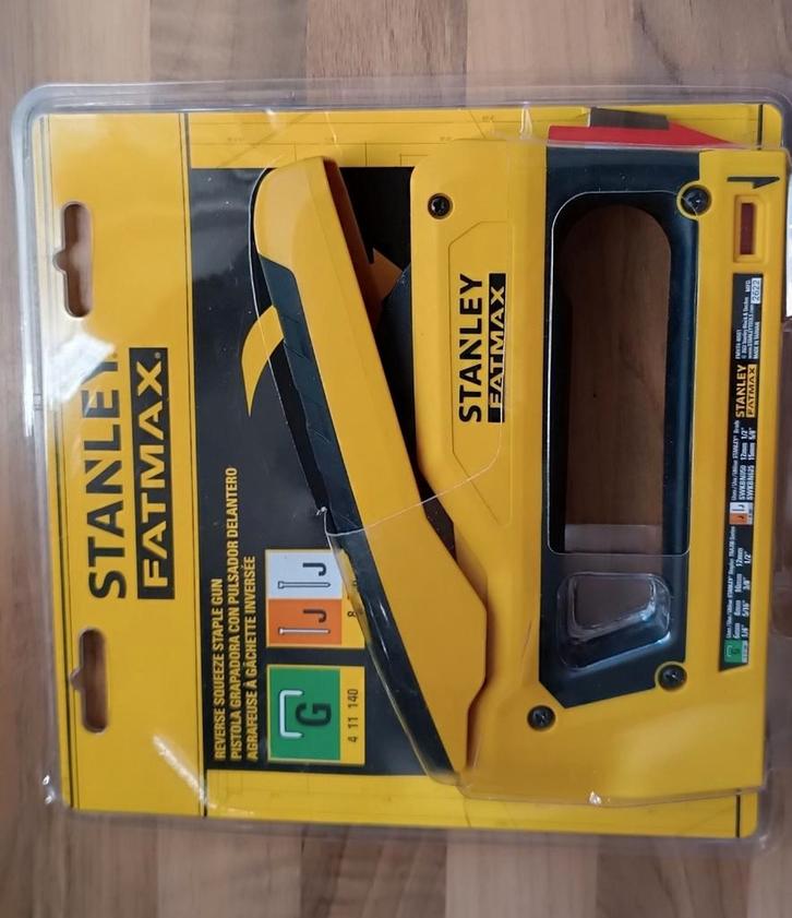 Stanley Fatmax handtacker 6-in-1, Doe-het-zelf en Verbouw, Gereedschapskisten, Nieuw, Ophalen of Verzenden