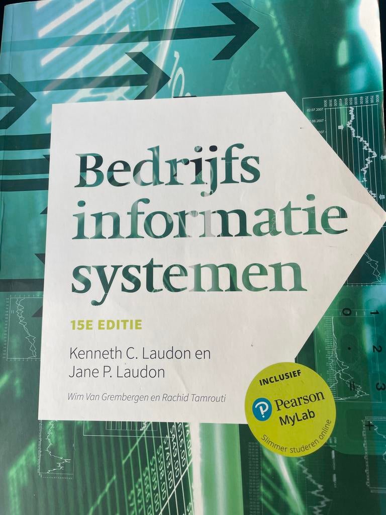 Bedrijfsinformatiesystemen - Kenneth C. Laudon, Ophalen of Verzenden, Gelezen, Vakgebied of Industrie