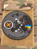 Pvc embleem 312 SQN we believe in ghosts, Verzenden, Luchtmacht, Nederland, Embleem of Badge