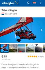 Cadeaubon trike vliegen voor 2 personen, Eén persoon, Cadeaubon, Overige typen