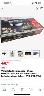 Tefal Infinate Hapjespan 24cm Nieuw in verpakking, Ophalen of Verzenden, Nieuw, Koekenpan of Braadpan