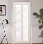 Strakke moderne binnendeur met voorgemonteerd glas, Doe-het-zelf en Verbouw, Deuren en Horren, 80 tot 100 cm, Binnendeur, Nieuw
