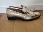 Gouden penny loafers H&M premium van leer maat 39, Kleding | Dames, Schoenen, H&M, Overige kleuren, Instappers, Ophalen of Verzenden