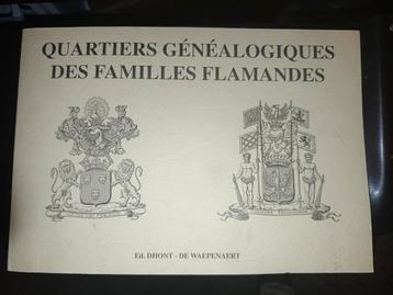Quartiers genealogiques des familles flamandes. beschikbaar voor biedingen