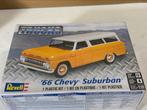 Chevrolet Suburban 1966-gesealed in verpakking-bouwdoos, Auto, Revell, Groter dan 1:32, Nieuw