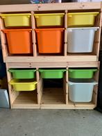 2 losse Trofast Ikea opbergcombinatie kasten met plastic bak, Kinderen en Baby's, 75 tot 100 cm, 90 tot 105 cm, Gebruikt, Minder dan 50 cm