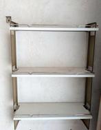Vintage metalen schappen Tomado jaren 60-70 boekenplanken, Ophalen, Gebruikt