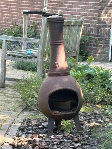 Gietijzer terras kachel beschikbaar voor biedingen