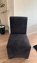 3x Urban sofa eetkamerstoelen & bank.  Velvet antraciet, Huis en Inrichting, Stoelen, Ophalen, Gebruikt, Vier, Stof