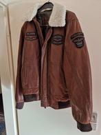 PME leder pilotenjack, Ophalen, Bruin, Maat 56/58 (XL), Zo goed als nieuw