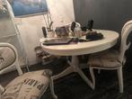 eettafel met stoelen, Huis en Inrichting, Tafels | Eettafels, Ophalen, 100 tot 150 cm, 50 tot 100 cm, Zo goed als nieuw